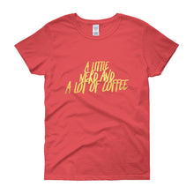 "A Little Nerd and A lot of Coffee" T-shirt